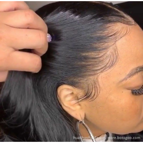 Transparent Hd Lace Frontal Wig,13x6 Lace Front Human Hair Wigs With Baby Hair,Transparent Lace Front Wigs For Black Women